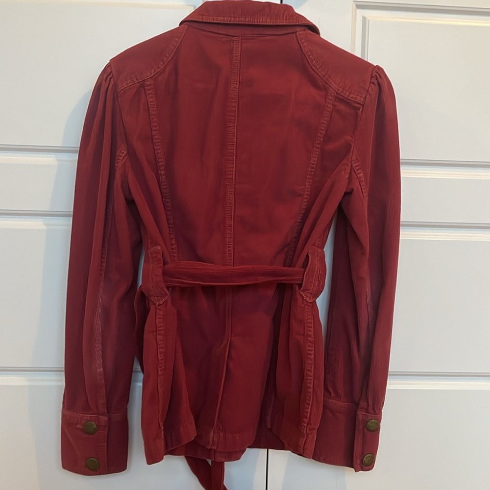 Marc Jacobs Red Belted Jacket - Picture 4 of 4